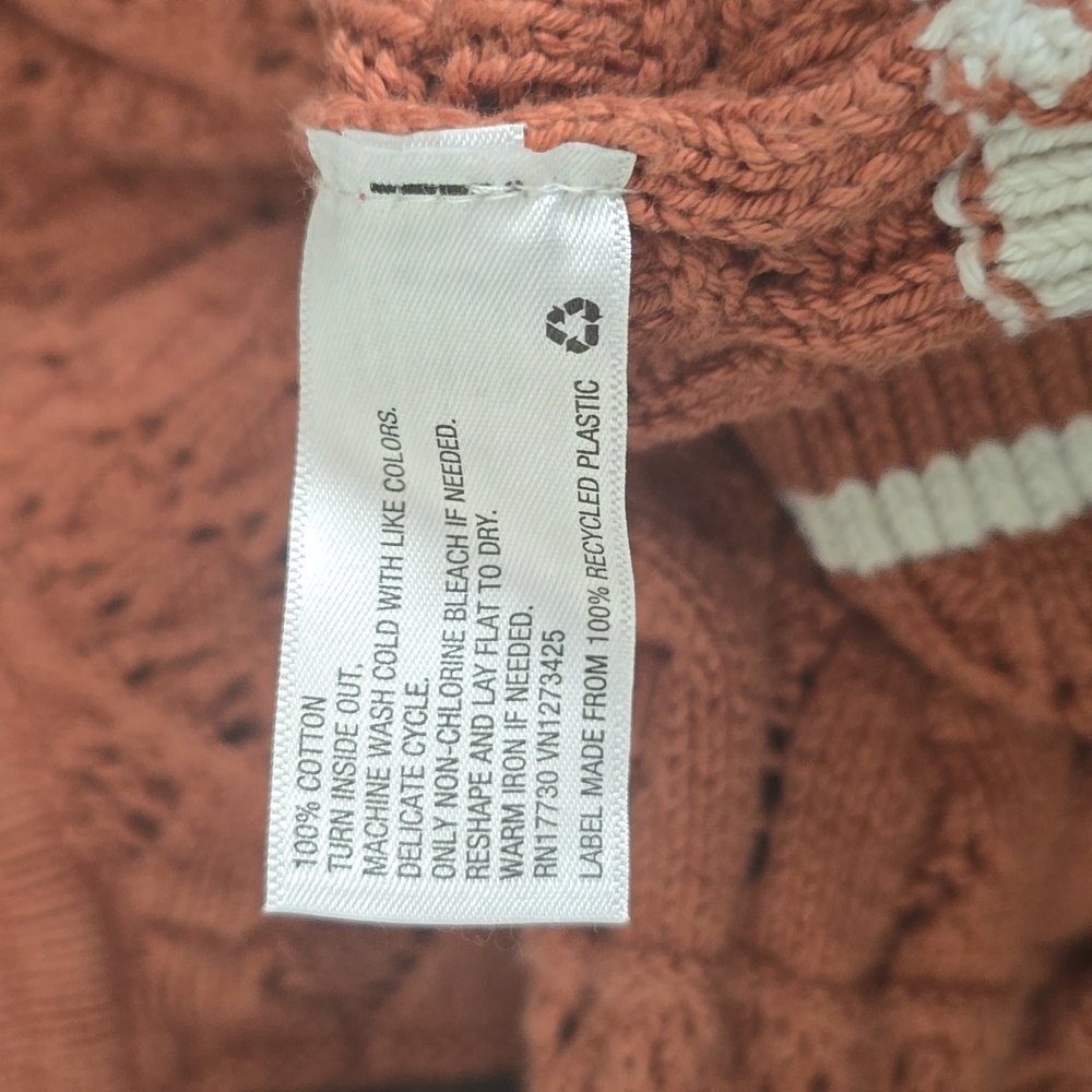 Universal Thread Crochet Collared Pullover - Picture 5 of 5